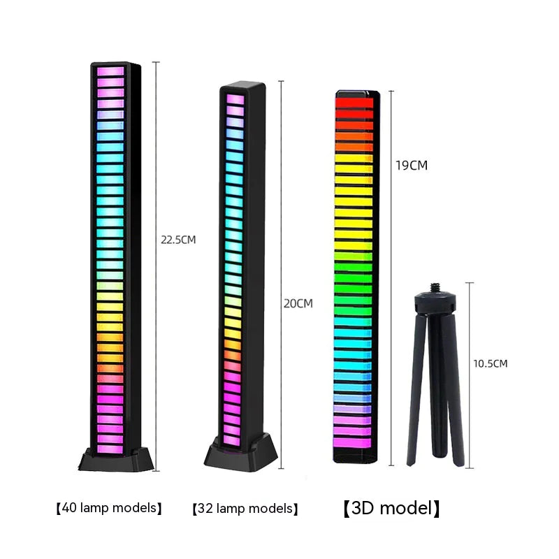 Barra de Luz de Control de Sonido LED