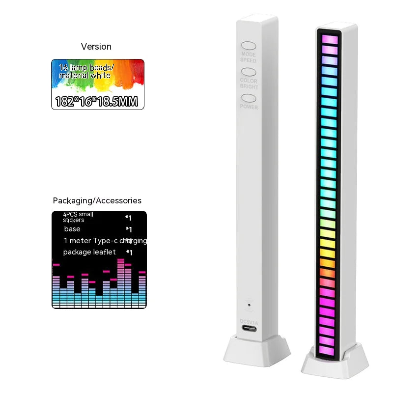 Barra de Luz de Control de Sonido LED